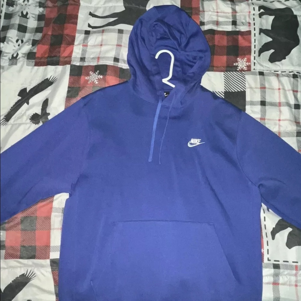 Blue nike hoodie